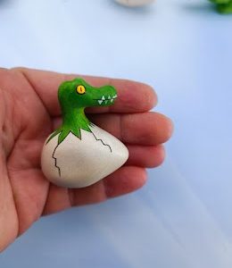 From an egg hatching crocodile