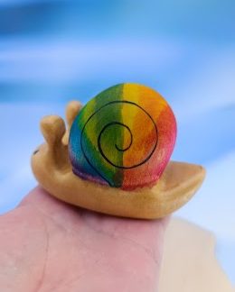 Big chubby rainbow snail