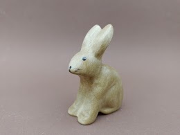 Sitting bunny brown