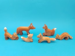 6 -piece fox family