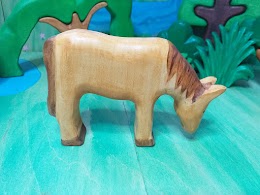 Grazing horse