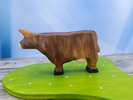 Brown little cow