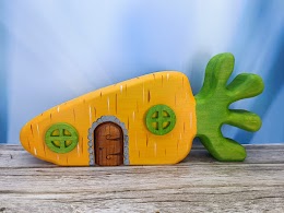 Big lying carrot house