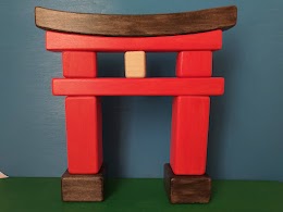 Torii kapu építő játék
