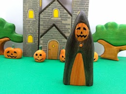 Köpenyes Halloween tök figura