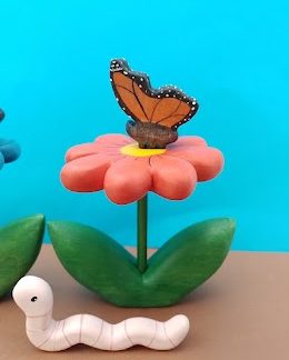 Big flower -piros