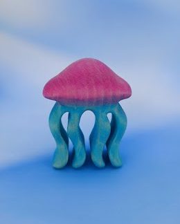 In the dark glow-in-the-dark jellyfish pink-kék