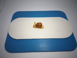 Oval board approx.. 16x