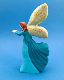 Kind blue fairy