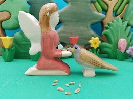 Kneeling fairy